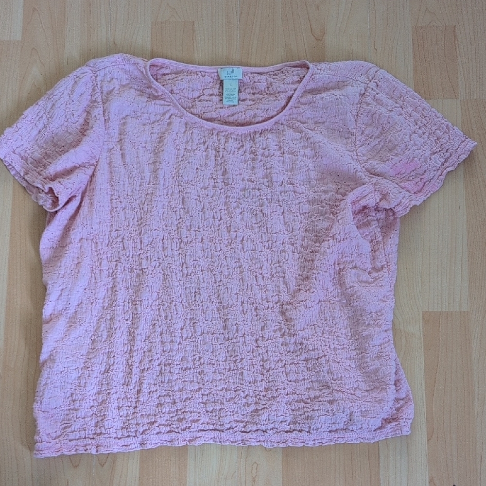 J. Jill Pink Short Sleeve Tee